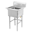 Thorinox TSS-2424-0 Single Sink (24") - Without Drainboard