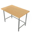 TARRISON Butchers Work Table, Hardwood Top