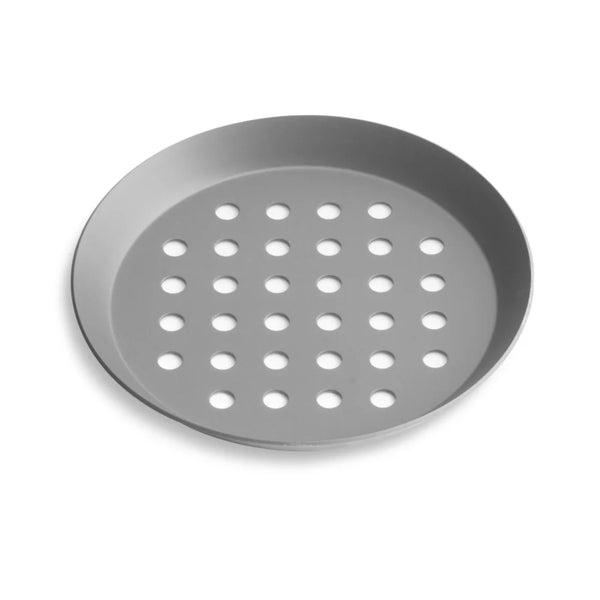 10" Perforated Press-Cut Pizza Pan