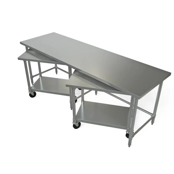 TARRISON Nested Work Tables Without Backsplash