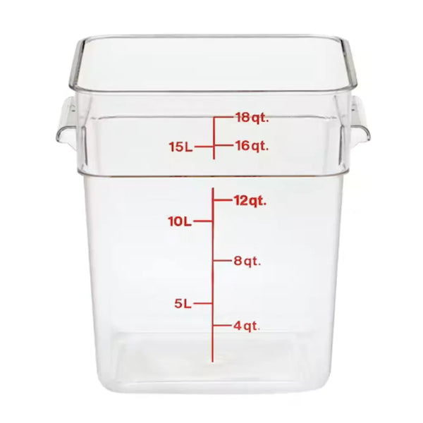 Cambro CAMSQUARES® CLASSIC FOOD STORAGE CONTAINERS - CAMWEAR®
