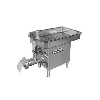 Hobart 4732A-10-STD # 32 Meat Chopper with Removable Feed Pan - 3 hp