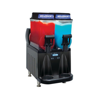 Bunn ULTRA-NX 58000.6014 Black Slushy Machine With 2 Hopper & Standard Handles