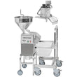 Robot Coupe CL55 Workstation Continuous Feed Food Processor with Full Moon Pusher Feed, Bulk Feed & 16 Discs - 2 1/2 hp