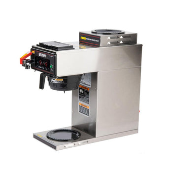 Bunn CWTF15-2 12 Cup Automatic Coffee Brewer with Upper & Lower Warmers and Hot Water Faucet