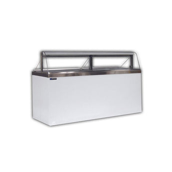 Master Bilt Ice Cream Dipping/Display Merchandiser Curved Glass - DD-88CG