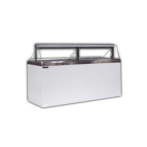 Master Bilt Ice Cream Dipping/Display Merchandiser Curved Glass - DD-88CG