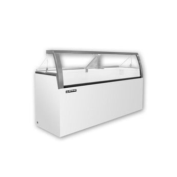 Master Bilt Ice Cream Dipping/Display Merchandiser Low Curved Glass - DD-88LCG