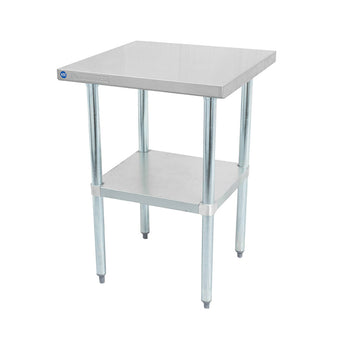 Thorinox DSST-GS Stainless steel worktable with a galvanized undershelf