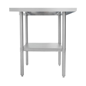 Thorinox DSST-SS Stainless steel worktable with a stainless steel undershelf