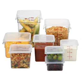 Cambro CAMSQUARES® CLASSIC FOOD STORAGE CONTAINERS - CAMWEAR®