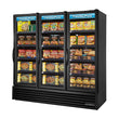 True FLM-81F~TSL01 81" Three Glass Door Merchandising Freezer