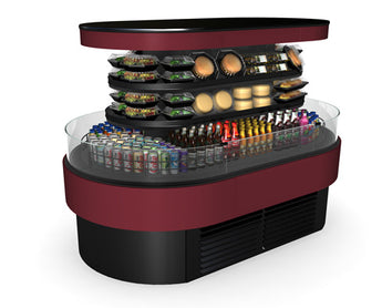 Structural Concepts Oasis FSI-56R Refrigerated Self-Service Island
