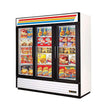 True GDM-72F-HC~TSL01 78" Swing Glass Door Merchandiser Freezer