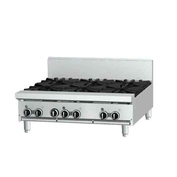 Garland GF36-2G24T Gas / Liquid Propane 2 Burner Modular Top 36" Range with Flame Failure Protection and 24" Griddle - 88,000 BTU