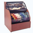 Structural Concepts Encore HUDLR-52 Combination Non-Refrigerated Service above Refrigerated Self-Service Case
