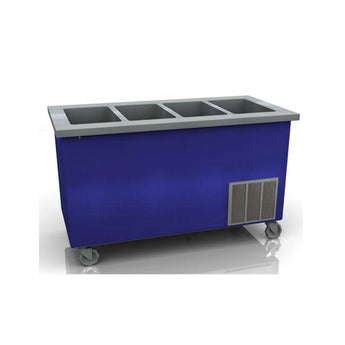 Delfield Mobile Self-Contained LiquiTec Cold Pan Serving Counters KCSC-EF Shelleyglas