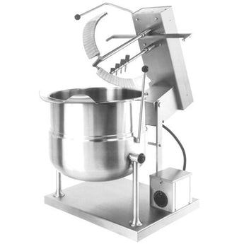 Garland Cleveland MKET12T 12 Gallon Tilting 2/3 Steam Jacketed Electric Tabletop Mixer Kettle - 208/240V
