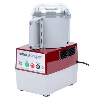 Robot Coupe R2B Food Processor with 3 Qt. Gray Polycarbonate Bowl - 1 hp