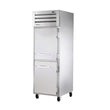 True STA1H-2HS 27" Reach In Stainless Steel Solid Half Swing Door Heated Cabinet - 1500W