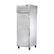 True STA1HPT-1S-1S Pass-Thru Solid Front / Solid Rear Swing Door Heated Cabinet - 1500W