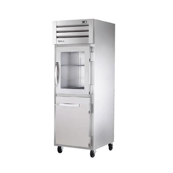 True STA1R-1HG/1HS-HC 27" Insulated Reach-In Glass Half Swing Door Refrigerator