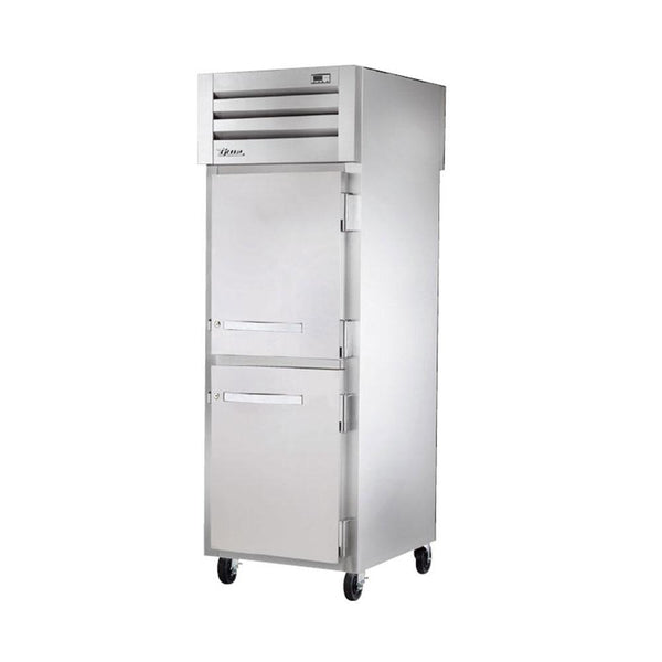 True STA1RPT-1S-1S-HC 27" Spec Series Pass-Thru Solid Front / Solid Rear Swing Door Refrigerator