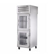 True STA1RPT-2HG-1G-HC Spec Series Pass-Thru Half Glass Front / Glass Rear Swing Door Refrigerator