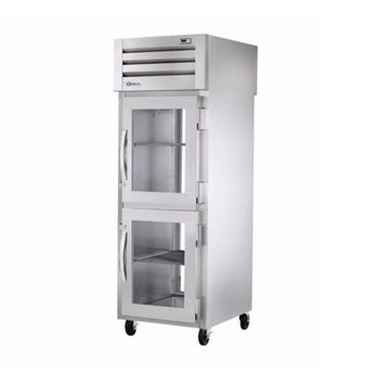 True STA1RPT-2HG-1G-HC Spec Series Pass-Thru Half Glass Front / Glass Rear Swing Door Refrigerator