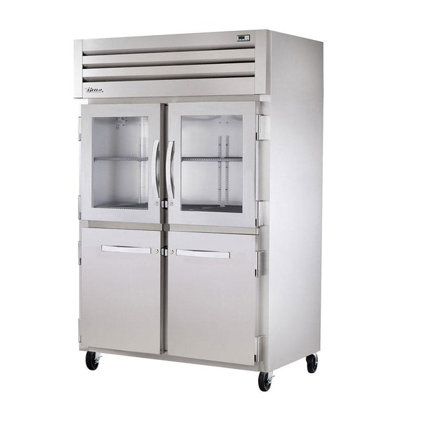 True STA2R-2HG/2HS-HC 52" Reach-In Combination Half Swing Door Refrigerator