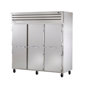 True STA3R-3S Three-Section Reach-In Solid Swing Door Refrigerator