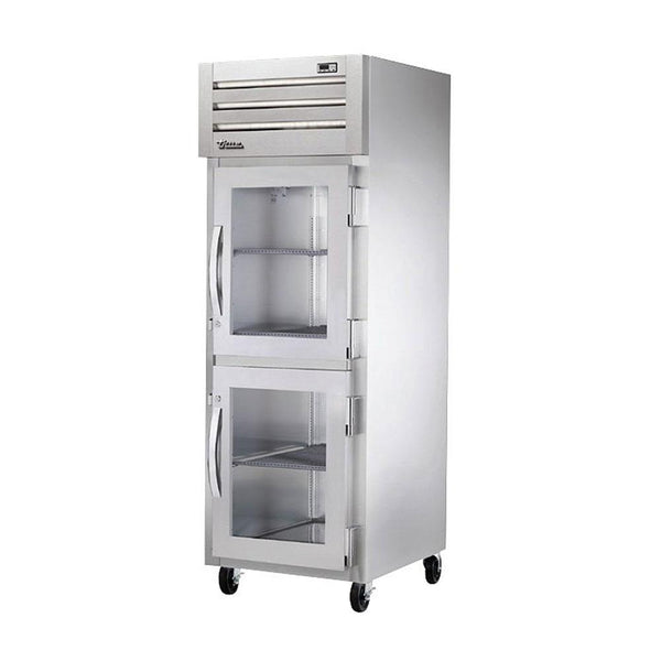 True STG1H-2HG 27.5" Reach-In Glass Half Swing Door Heating and Holding Cabinet - 1500W