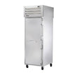 True STG1HPT-1S-1S 27.5" Pass Thru Solid Front / Solid Rear Swing Door Heated Cabinet - 1500W