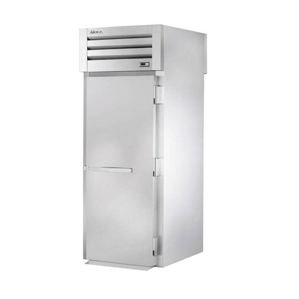 True STG1HRT89-1S-1S 35" Roll Thru Solid Swing Door Heated Cabinet - 2000W