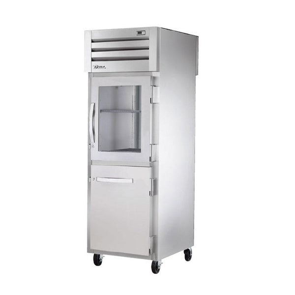 True STG1R-1HG/1HS-HC 27.5" Reach-In Combination Half Swing Door Refrigerator