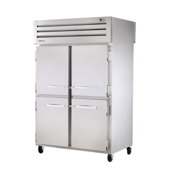 True STG2DT-4HS 52" Reach-In Solid Half Swing Door Dual Temperature Refrigerator / Freezer