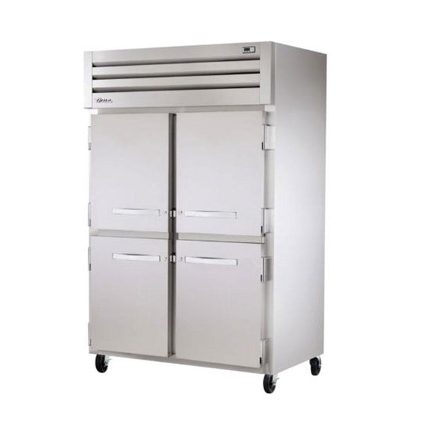 True STG2H-4HS 52" Reach-In Solid Half Swing Door Heated Cabinet - 3000W