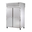 True STG2HPT-2S-2S Pass-Thru Solid Front / Solid Rear Swing Door Heated Cabinet - 3000W