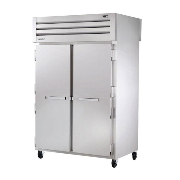 True STG2HPT-2S-2S Pass-Thru Solid Front / Solid Rear Swing Door Heated Cabinet - 3000W