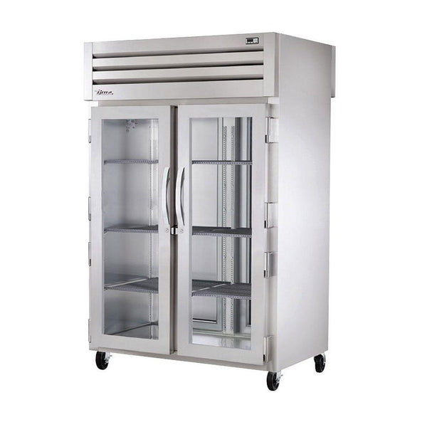 True STG2RPT-2G-2S-HC Pass-Thru Solid Front / Solid Rear Swing Door Refrigerator