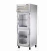 True STR1F-2HG-HC 27.5" Reach-In Stainless Steel Glass Half Swing Door Freezer