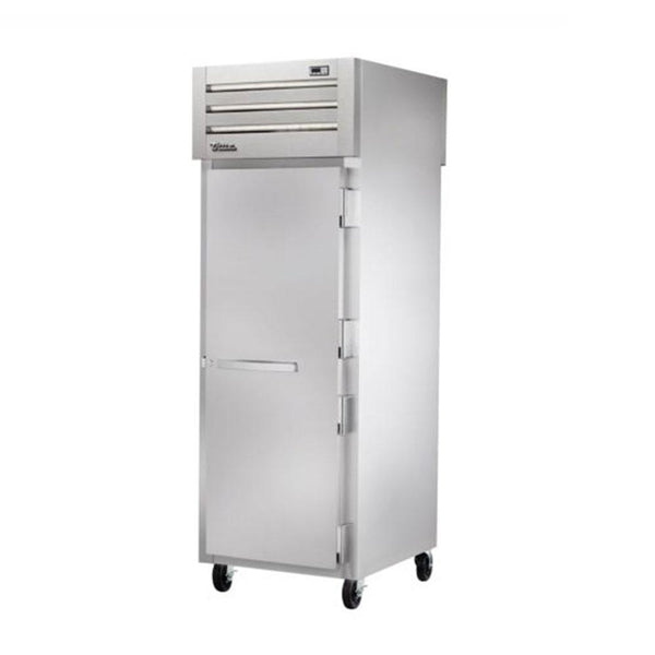 True STR1FPT-1S-1S 27.5" Pass-Thru Solid Front / Solid Rear Swing Door Freezer