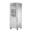 TRUE STR1R-1HG/1HS-HC 27.5" Single Section Reach-In Refrigerator, (1) Solid Door, (1) Glass Door