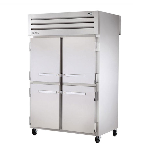 True STR2DT-4HS 52" Reach-In Solid Half Swing Door Dual Temperature Refrigerator / Freezer