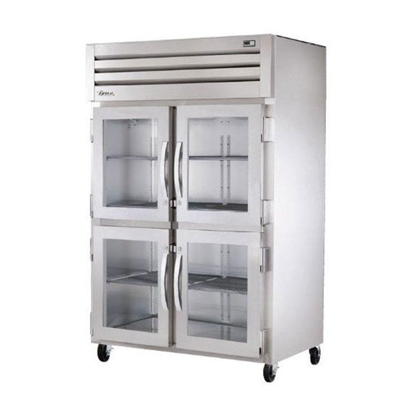 True STR2R-4HG-HC 53" Spec Series 4 Half Glass Door Reach In Refrigerator