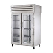 True STR2RPT-2G-2S-HC 52" Reach-In Glass Front / Solid Rear Swing Door Refrigerator