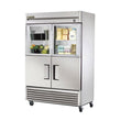 True T-49-2-G-2-HC~FGD01 55" Reach-In Four Half Door Refrigerator