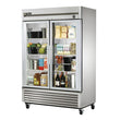 True T-49G-HC~FGD01 54" Reach-In Glass Door Refrigerator