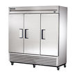 True T-72-HC 78 1/8" Reach-In Solid 3 Door Refrigerator