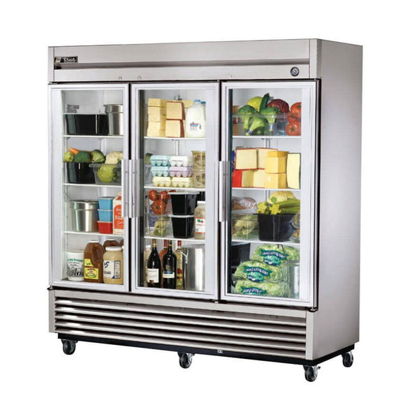 True T-72G-HC~FGD01 78" Reach-In Glass Swing Door Refrigerator